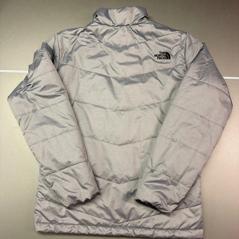 The North Face‎ Jacket Mens Small Gray Full Zip Junction Insulated